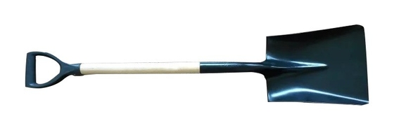5002022 with plastic Y grip wood handle carbon steel metal square farming garden shovels spades