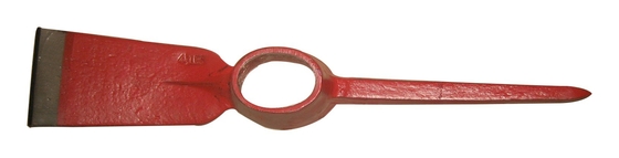 P406 Oval Eye Mold Rolling Forged Point Chisel Digging Cutting Metal Steel Pickaxes Mattocks