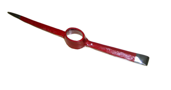 P401 With Strengthened Rib Oval Eye Mold Rolling Forged Digging Metal Steel Pickaxes Mattocks