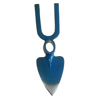 30020107 Oval Hole Eye Two Tines With Flat Tips Heart Type Forged Fork-Hoe Digging Garden Hoe Fork