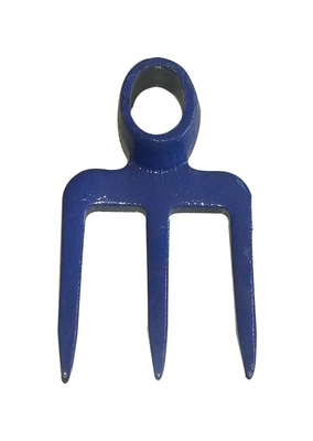 30020117 oval hole eye three tines farming forged fork-hoes hoes digging garden hoes
