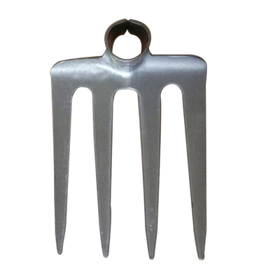 20020122 4 Tines Round Hole Eye Four Tines Metal Fork-Hoe Digging Garden Hoe-Rakes