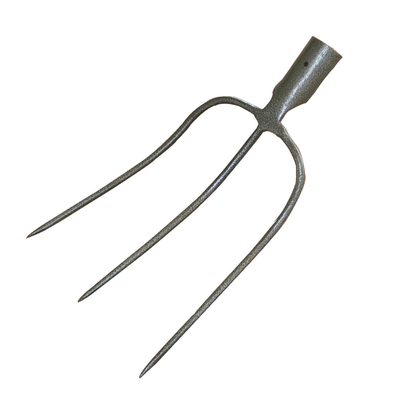 1001023 3 tines carbon steel forged hay fork garden prong fork farming pitch manure dung fork