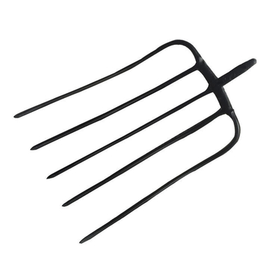 1001145 five tines carbon steel tail hay fork garden prong fork forged farming pitchfork manure dung fork