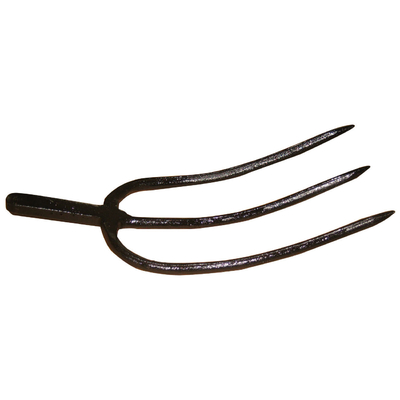 10011432 three tines carbon steel tail hay fork garden prong fork forged farming pitch manure dung fork