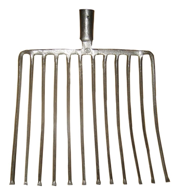 10010212 12 Tines Carbon Steel Round Tines Forged Mining Gravel Forks