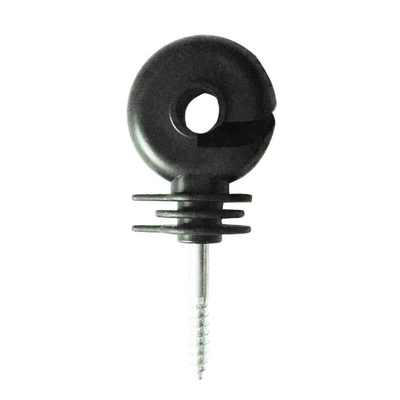 INS001 Galvanized Steel Screw Nails Electric Fencing Insulators Screw-In Ring Insulator Wood Post Insulator