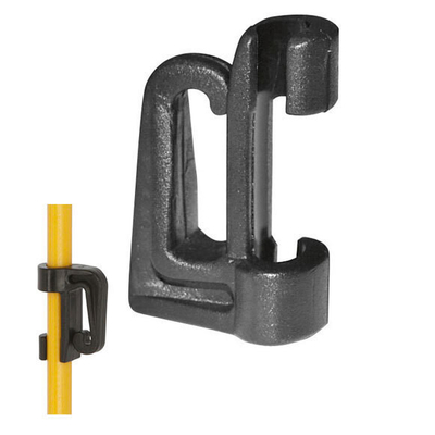 INS015 fencing clip-on plastic spare insulator for oval steel post