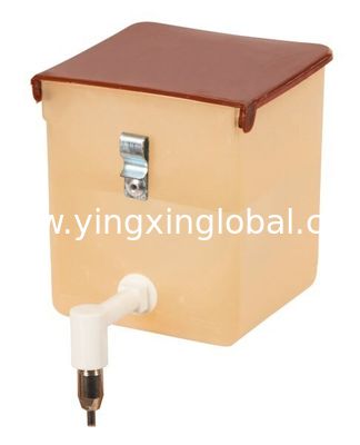 WD01 500ML Poultry Drinkers Feeder Drinking Watering Plastic Box hung on the grille