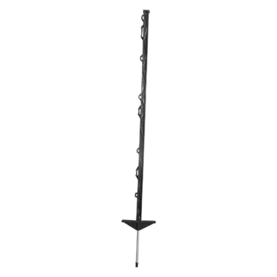 PP06 105cm Electric Paddock Fencing Posts  Plastic Double Step Galvanized Ground Nail UV-Resistant Flexible