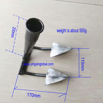 HK10253 3tines carbon steel weld yard farming garden courtyard digging steel hoe fork rake