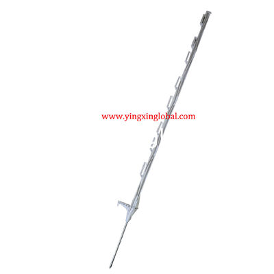 PP05 Electric Fencing Posts Paddock Plastic Posts Single Step 120cm Galvanized Ground Nail
