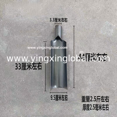 5100101 Carbon Steel Metal Digging Hole Cave ditch Curve Type Tomb Mud Shovel Spades